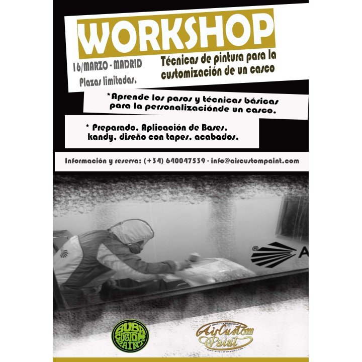 Curso de Pintura de Customización en Cascos