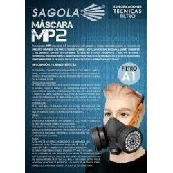 Mascara de Protección Classic MP2 Sagola 2