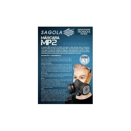 Mascara de Protección Classic MP2 Sagola