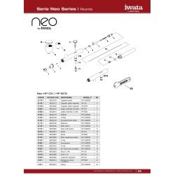 Repuestos para Aerógrafos Iwata Serie Neo