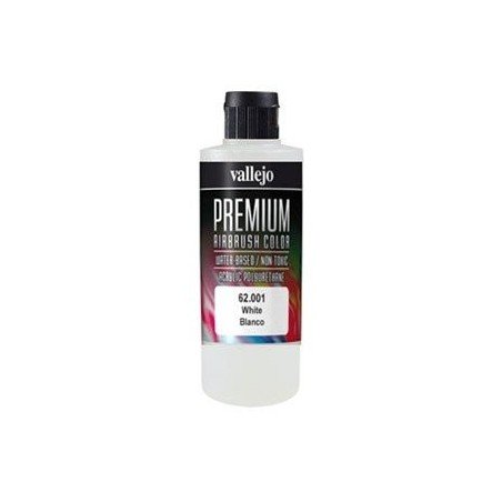 Color Blanco opaco Vallejo Premium 200 ml.