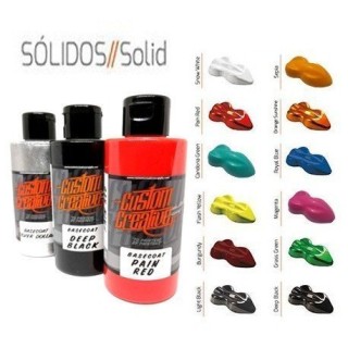 Colores Base Solventes (Basecoat) 150 ml. Custom Creative