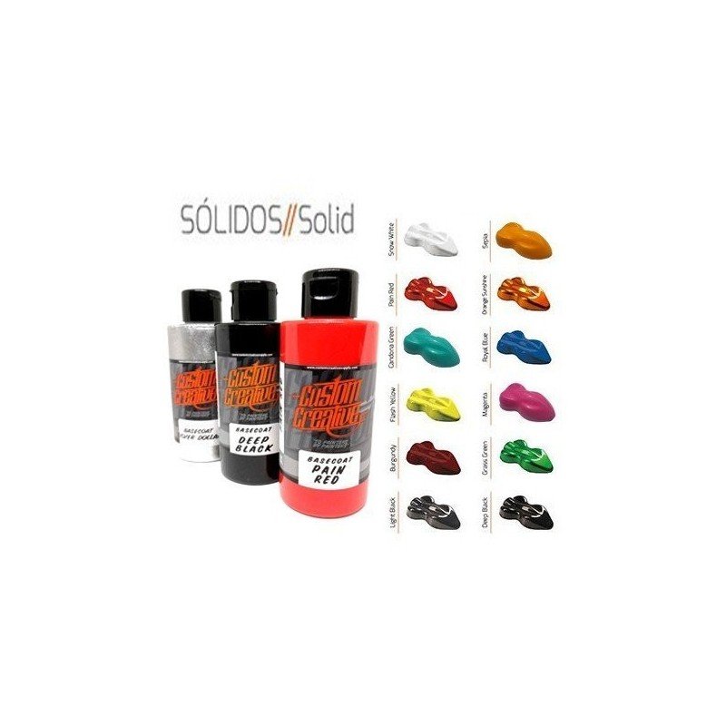 Colores Base Solventes (Basecoat)