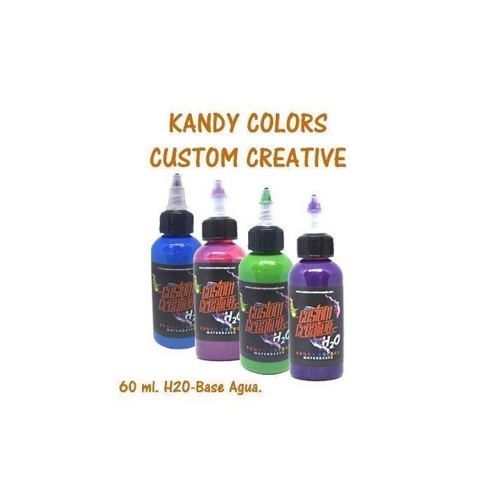 Pintura base agua Kandy H2O 60 ml. Custom Creative