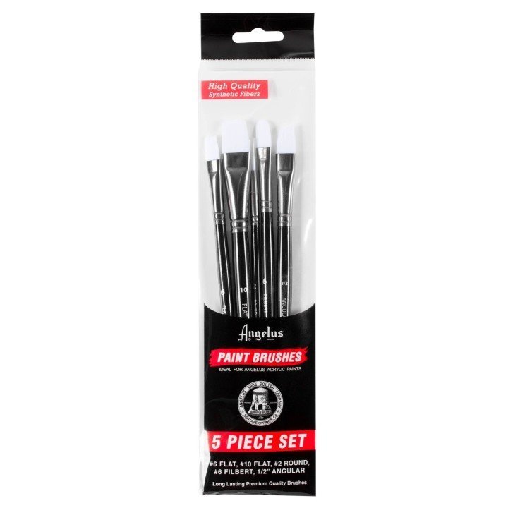 Set de 5 pinceles Angelus