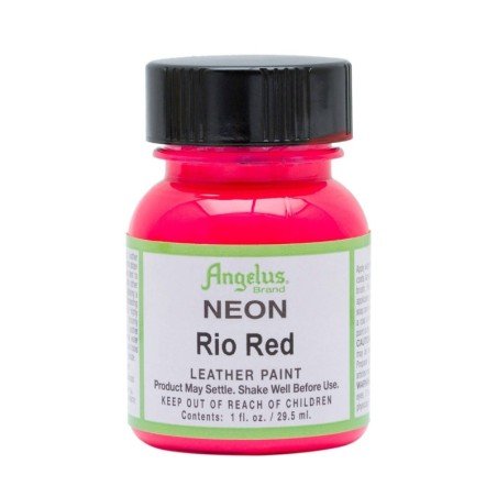 Leather Neon Paint Rio Red 1oz. Angelus