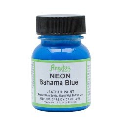 Leather Neon Paint Bahama Blue 1oz. Angelus