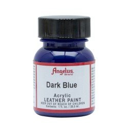 Leather Acrylic Paint Dark Blue 1oz. Angelus