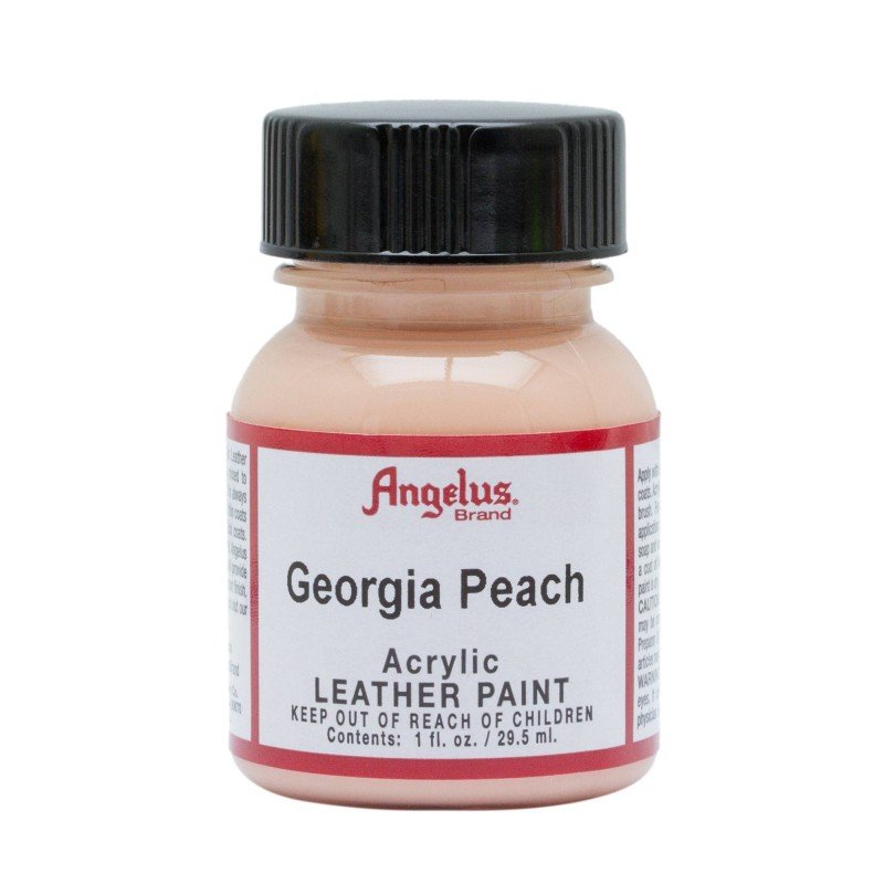 Leather Acrylic Paint Georgia Peach 1oz. Angelus