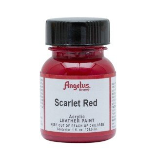 Leather Acrylic Paint Scarlet 1oz. Angelus