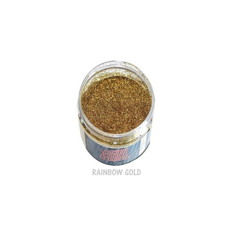 Metal Flake Rainbow Gold 3 oz.