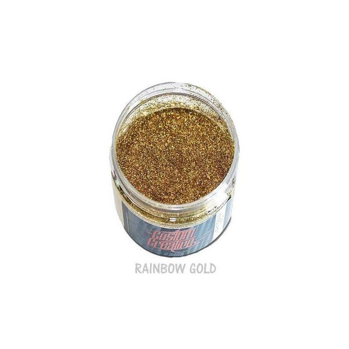 Metal Flakes Rainbow Gold 3 oz. de Custom Creative para Custom