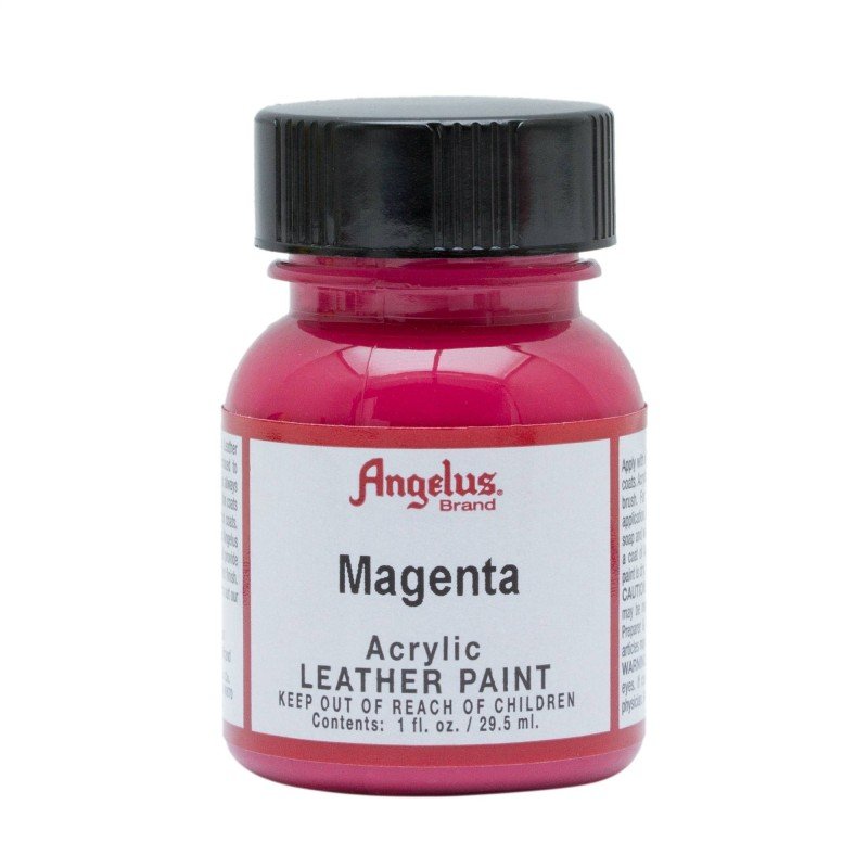 Leather Acrylic Paint Magenta 1oz. Angelus