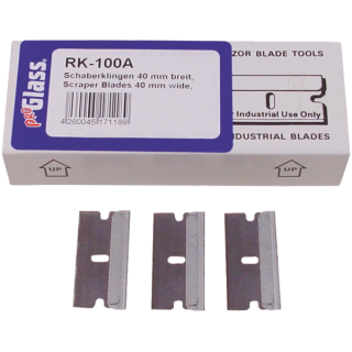 Cuchillas de un filo para trabajo con cintas