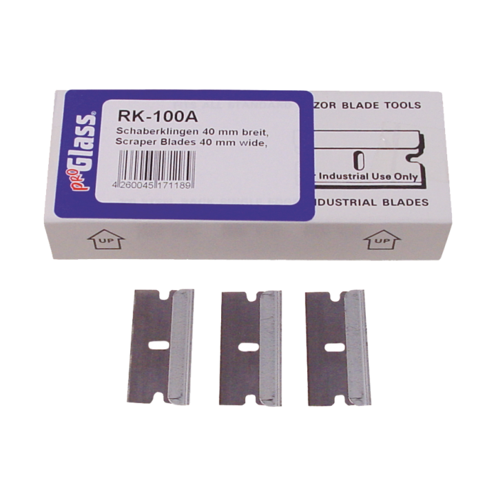 Cuchillas de un filo para trabajo con cintas