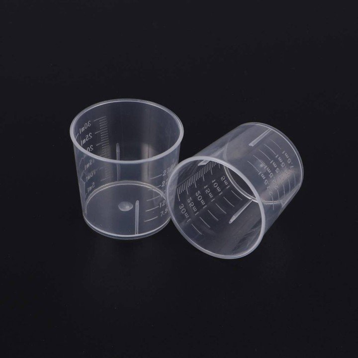 Vaso medidor mezcla pequeño 30 ml.