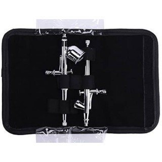 Funda de Cuero para 2 Aerógrafos