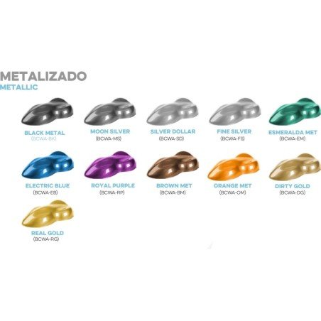Pintura Metalizada H2O - Custom Creative