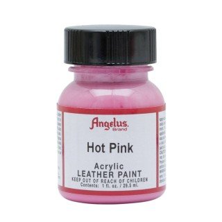 Leather Acrylic Paint Hot Pink 1oz. Angelus