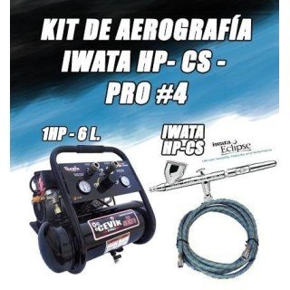 Kit de Aerografia Neo Pro 6 L. - Iwata Cevik
