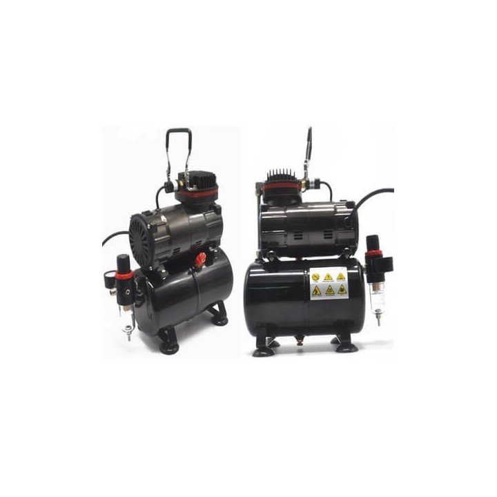 Compresor de aerografía silencioso 3L.