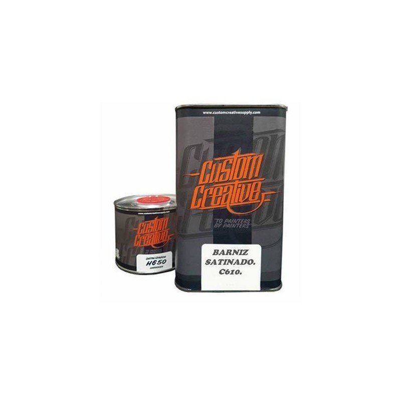 Kit de Barniz Satinado C610 1,2 L. - Custom Creative