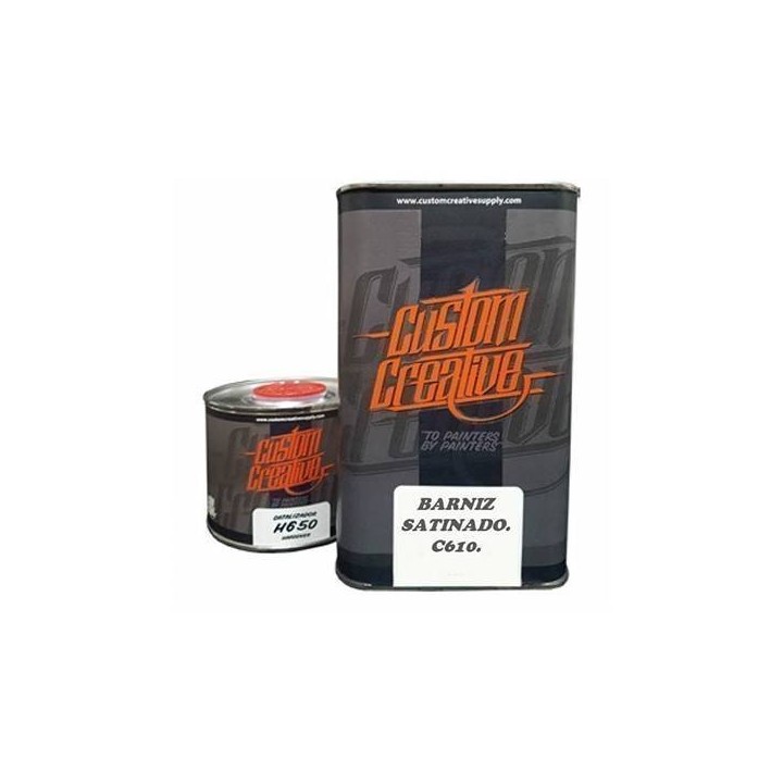 Kit de Barniz Satinado C610 1,2 L. - Custom Creative