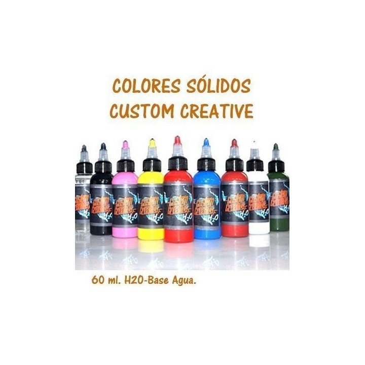 Oferta 5 Colores Solidos H2O a elegir - Custom Creative