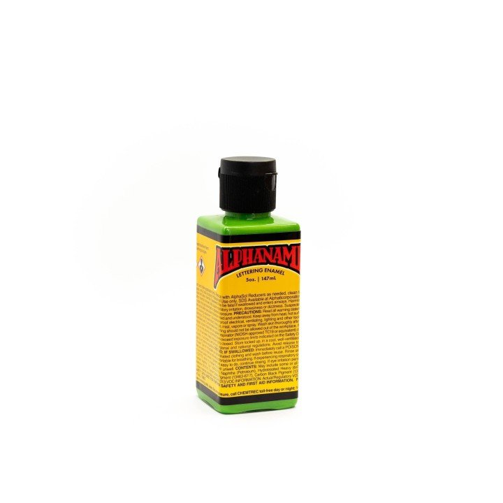 Pintura Enamel Pinstriping Monster Green 147ml. - Alphanamel