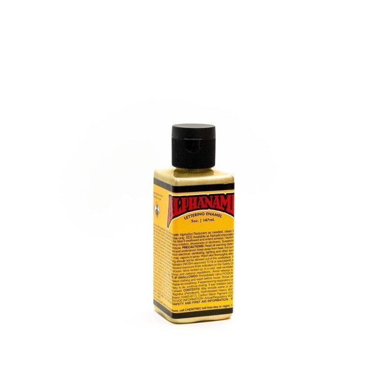 Pintura Enamel Pinstriping Gold 147ml. - Alphanamel