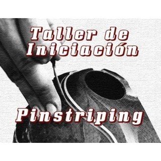 Taller iniciación Pinstriping en Madrid. Pincel y enamel de regalo.