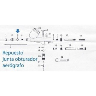 repuesto-junta-de-obturador-de-aerografo