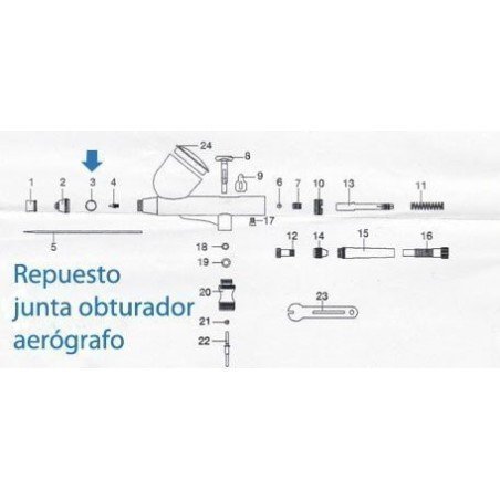 repuesto-junta-de-obturador-de-aerografo