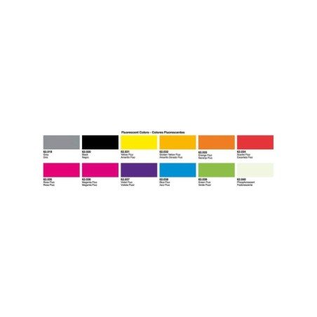 Oferta 5 Colores Fluor A Elegir - Vallejo Premium