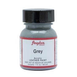 Leather Acrylic Paint Grey 4oz. Angelus