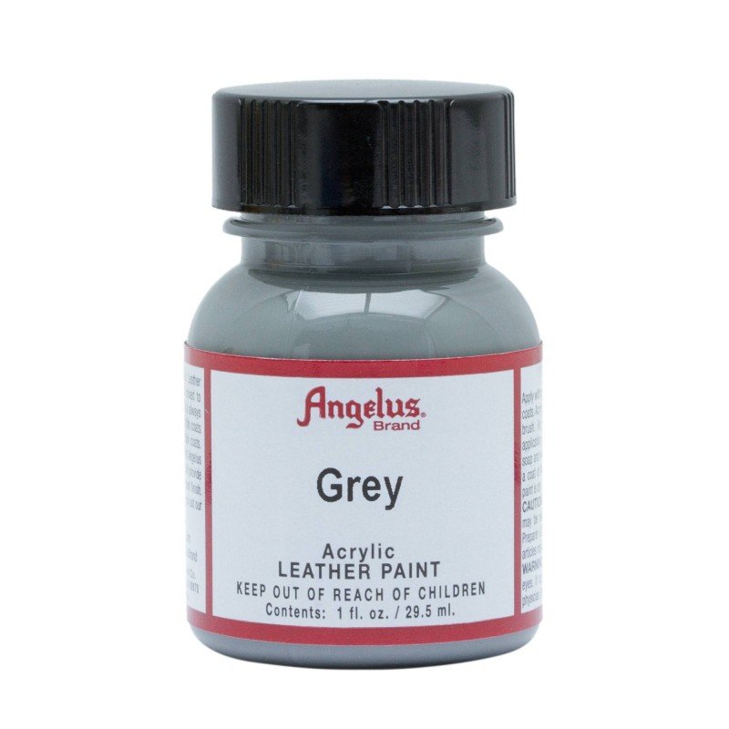 Pintura Acrilica para Cuero Gris 1oz. Angelus
