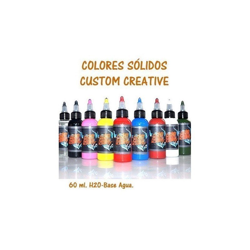 Oferta 5 Colores Sólidos H2O a elegir - Custom Creative
