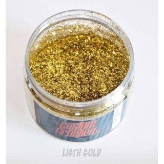 Metal Flakes Gold 3 oz. Varios tamaños de la marca Custom Creative