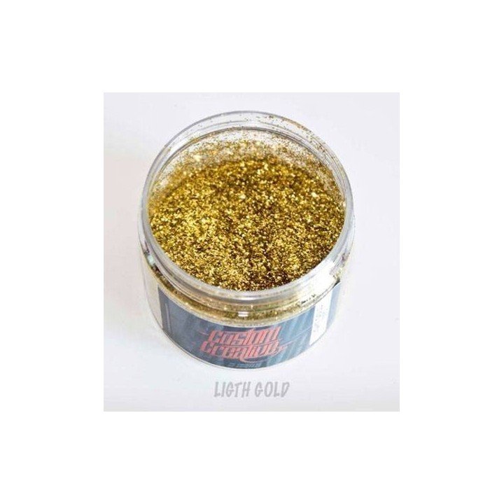 Metal Flakes Gold 3 oz. Varios tamaños de la marca Custom Creative