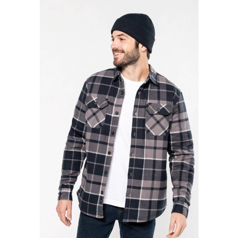 Camisa de cuadros con forro - Kariban