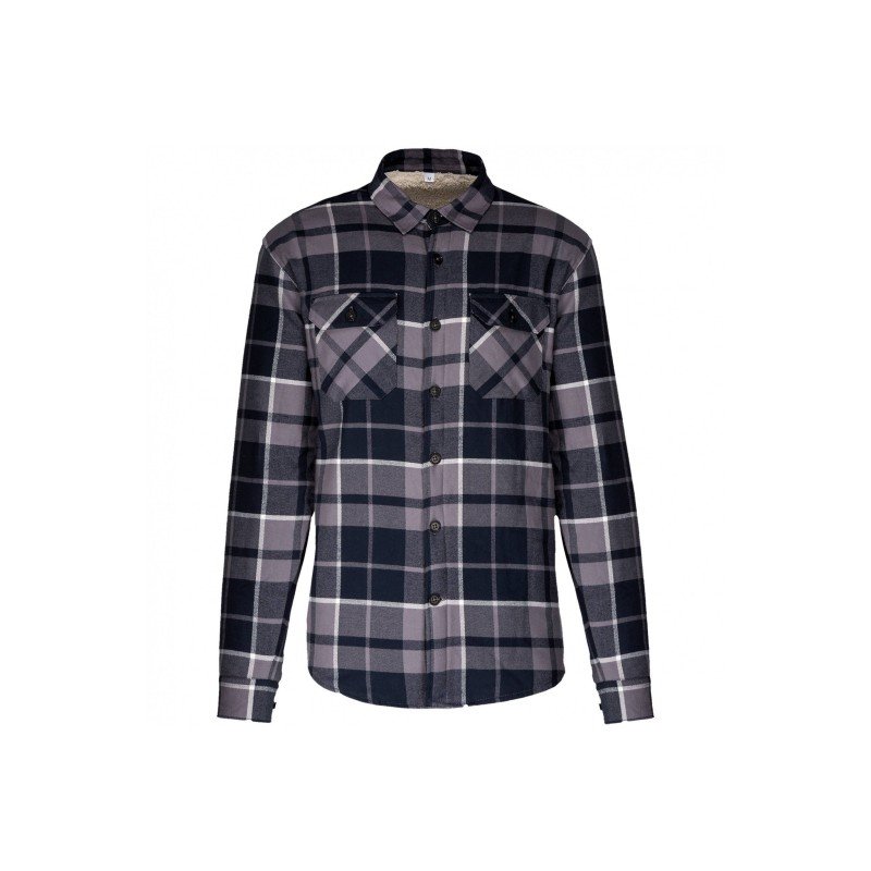 Camisa de cuadros con forro - Kariban