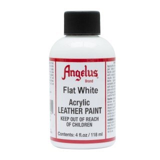 Leather Acrylic Paint White 4oz. Angelus