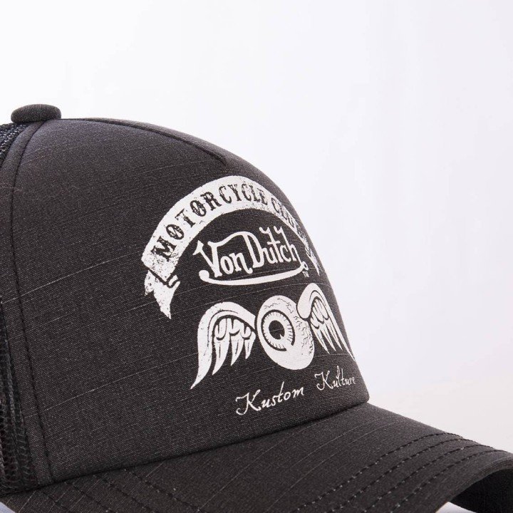 Gorra Trucker negro y roja - Von Dutch rebajada.