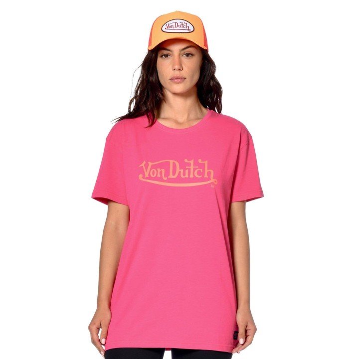 Camiseta rosa mujer - Von Dutch