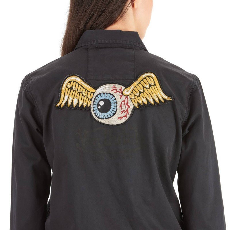 copy of Camiseta larga mujer Flying Eyeball - Von Dutch
