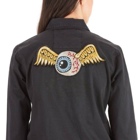 copy of Camiseta larga mujer Flying Eyeball - Von Dutch