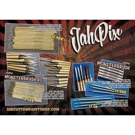 Pincel Liner Monsterbrush Pelo de lobo JahPix
