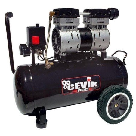 Compresor Silencioso Cevik ProSilent 24 L.