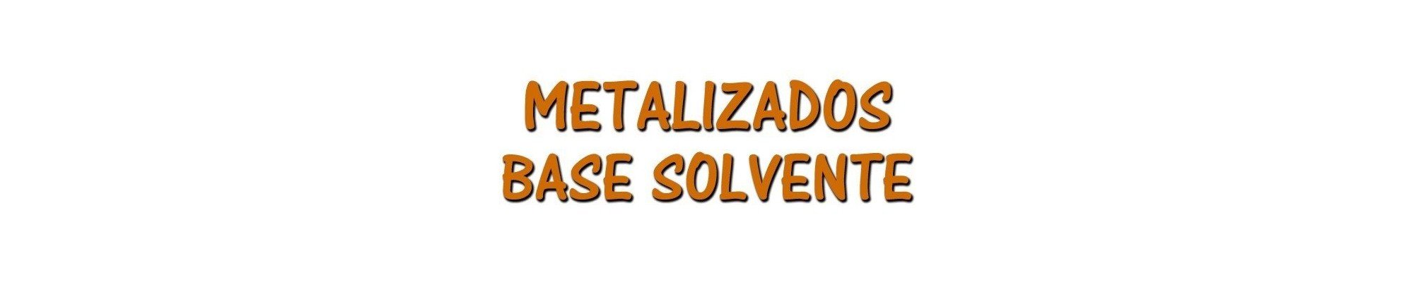 Colores Metalizados base solvente para aerografía y customización