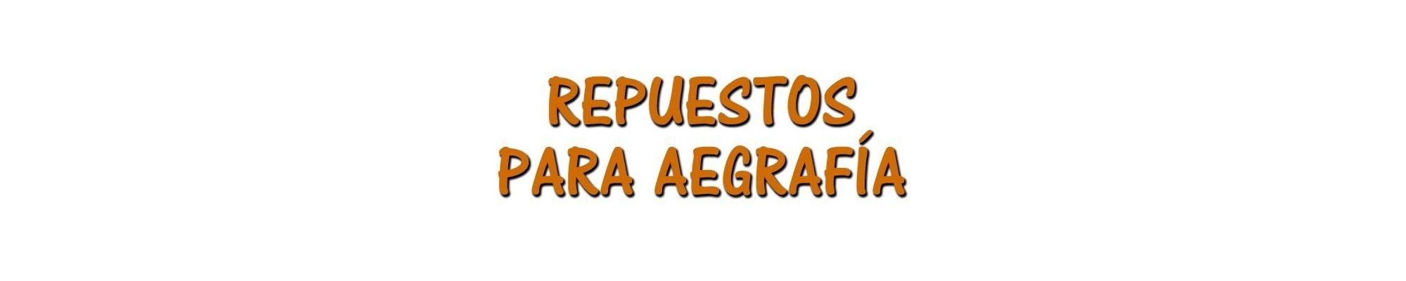 Todos los Repuestos para el aerógrafo: gomas, agujas, obturadores. 